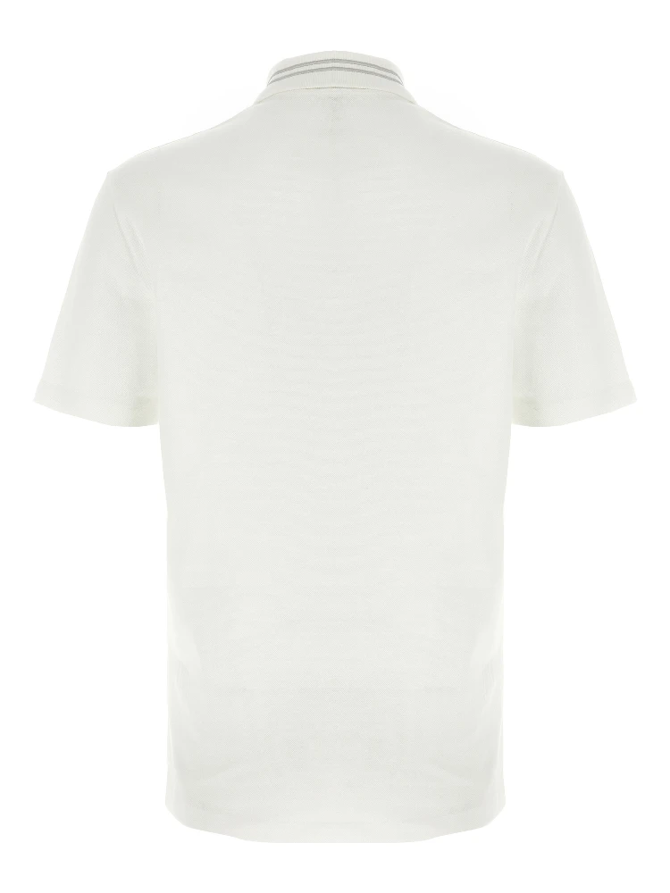 White Cotton Polo Shirt alternative