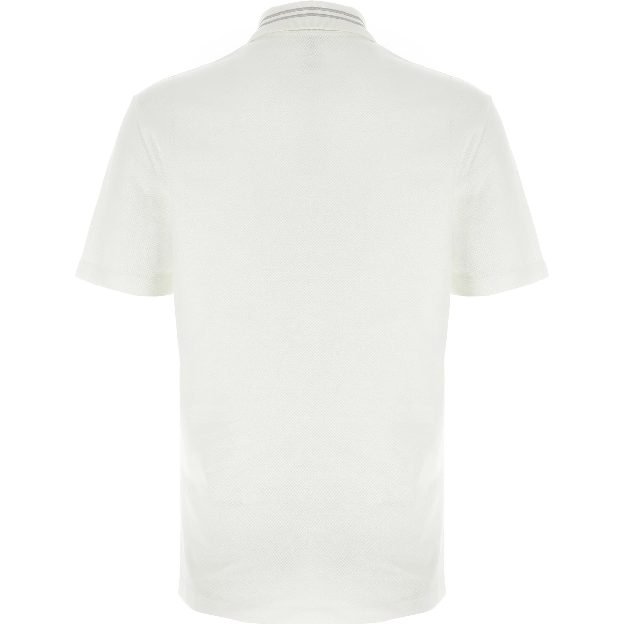 White Cotton Polo Shirt