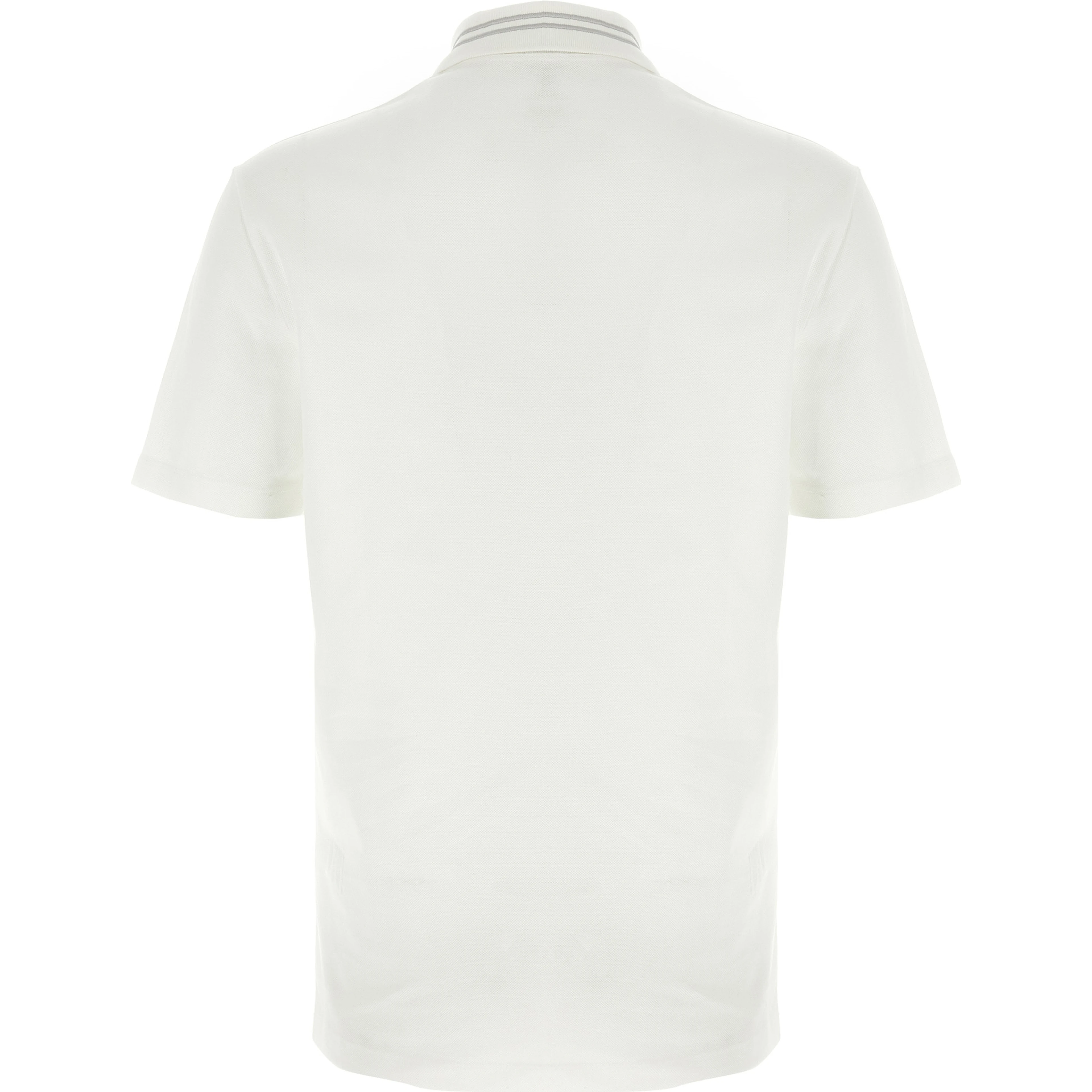 White Cotton Polo Shirt