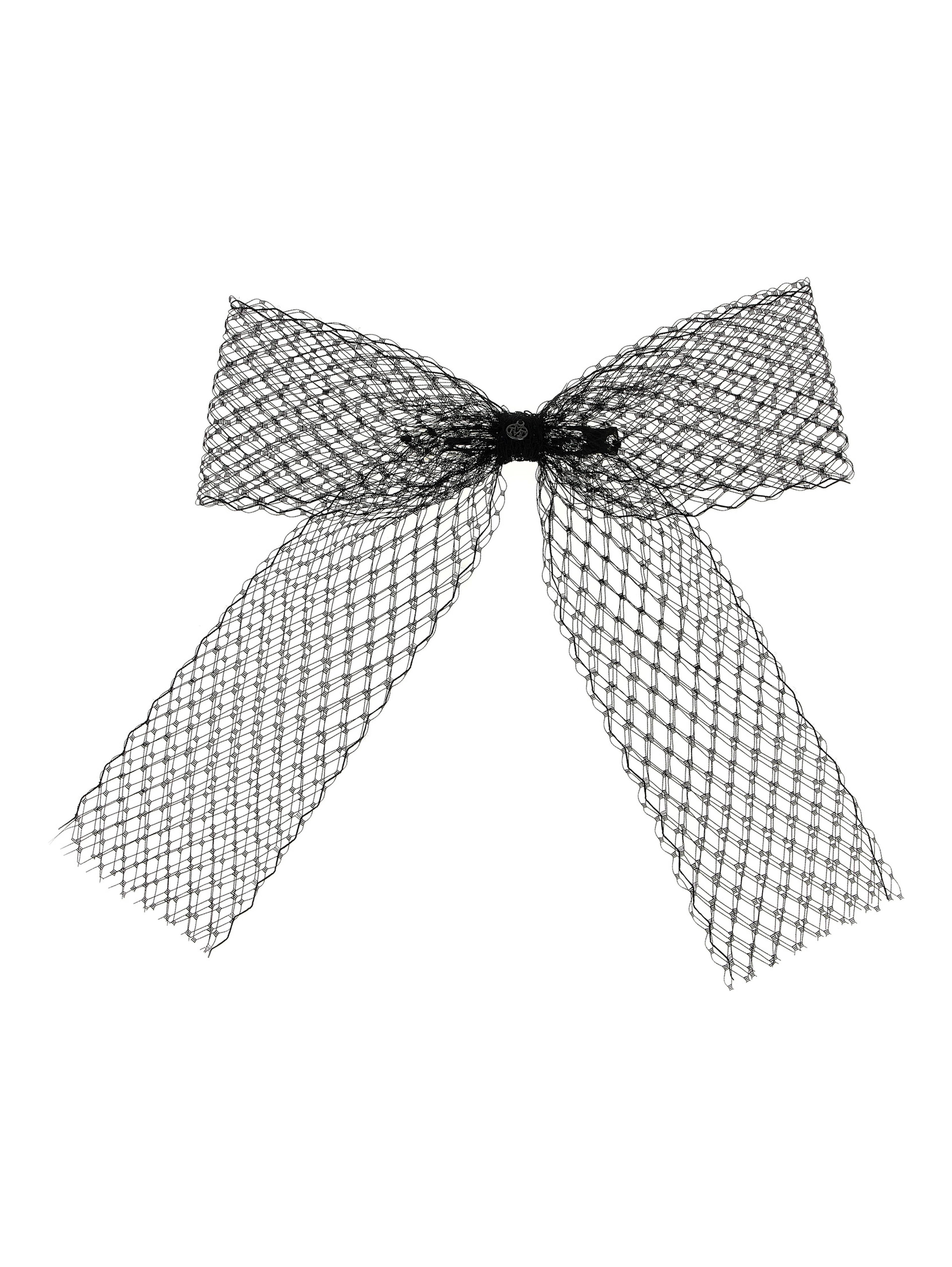Black Polyester Hair Clip