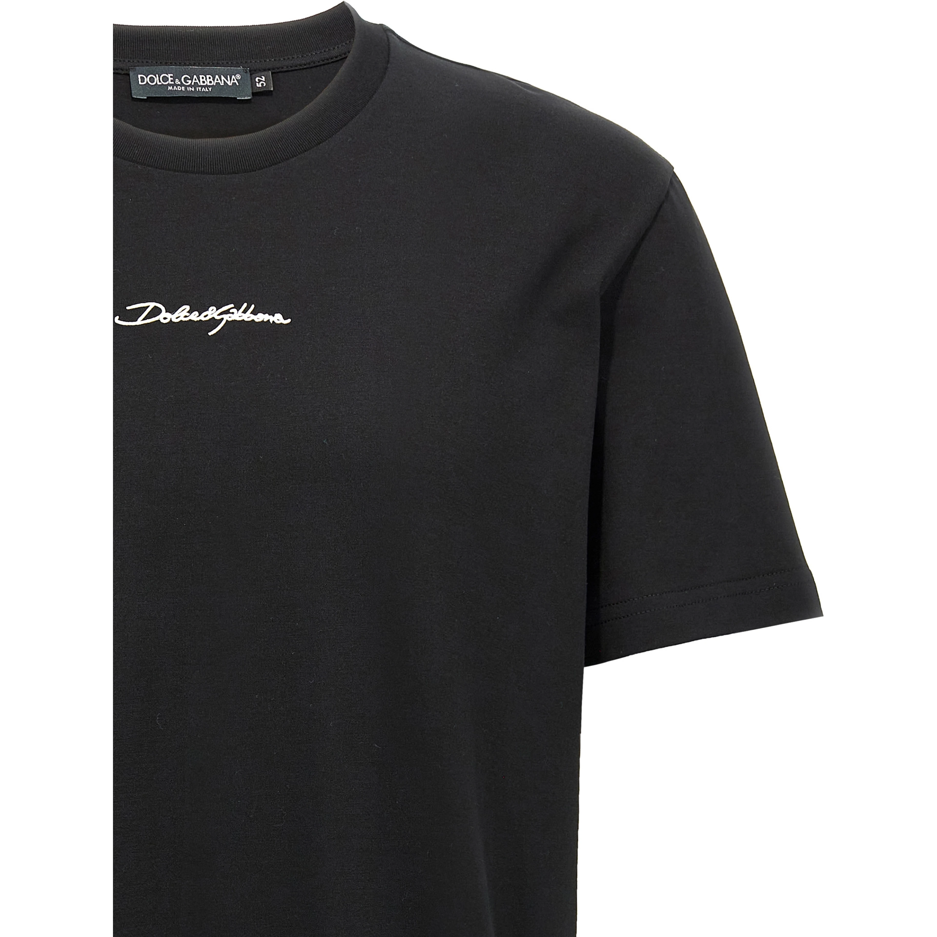 Black Cotton T-Shirt