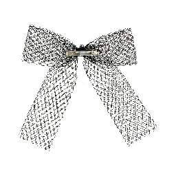 Black Polyester Hair Clip