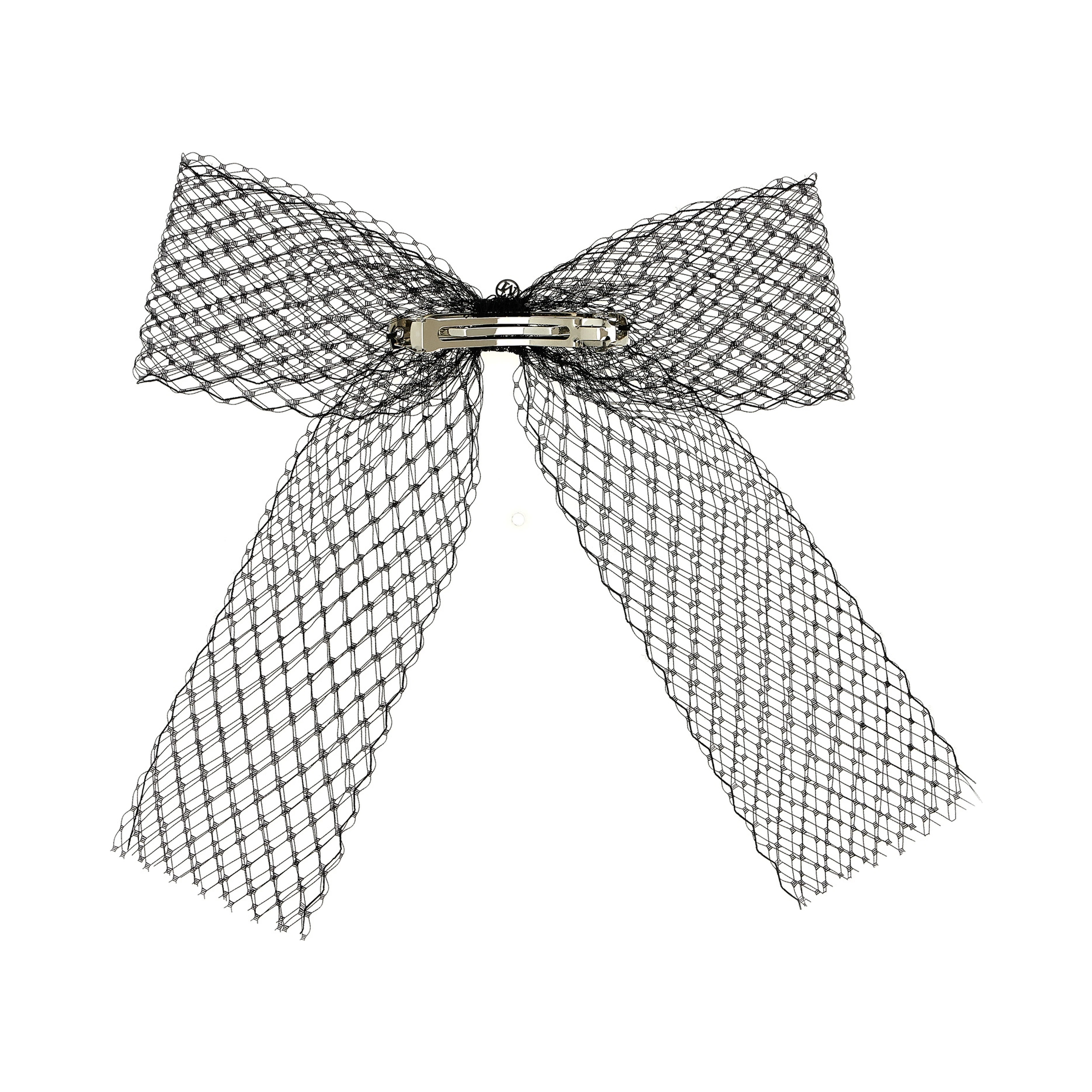 Black Polyester Hair Clip