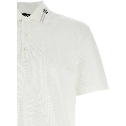 White Cotton Polo Shirt