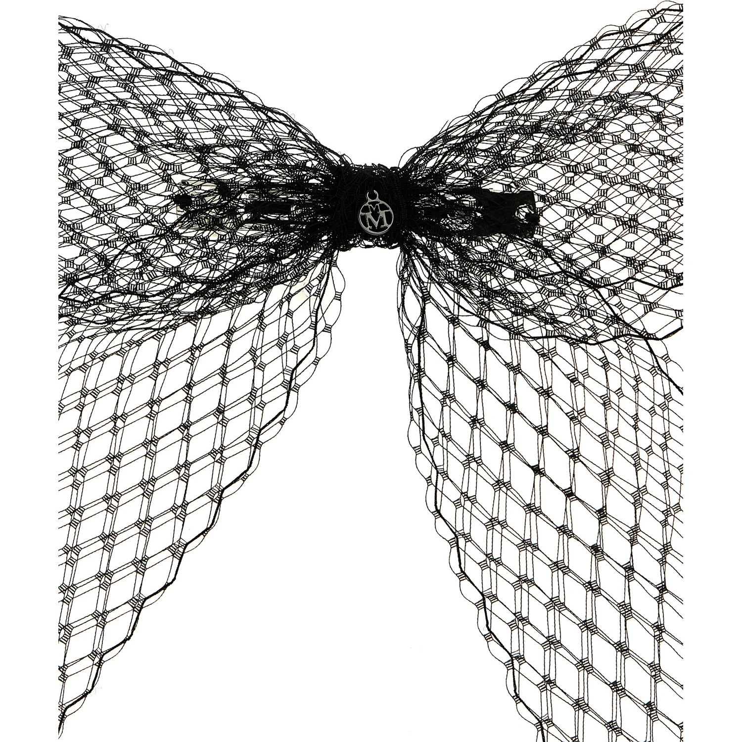 Black Polyester Hair Clip