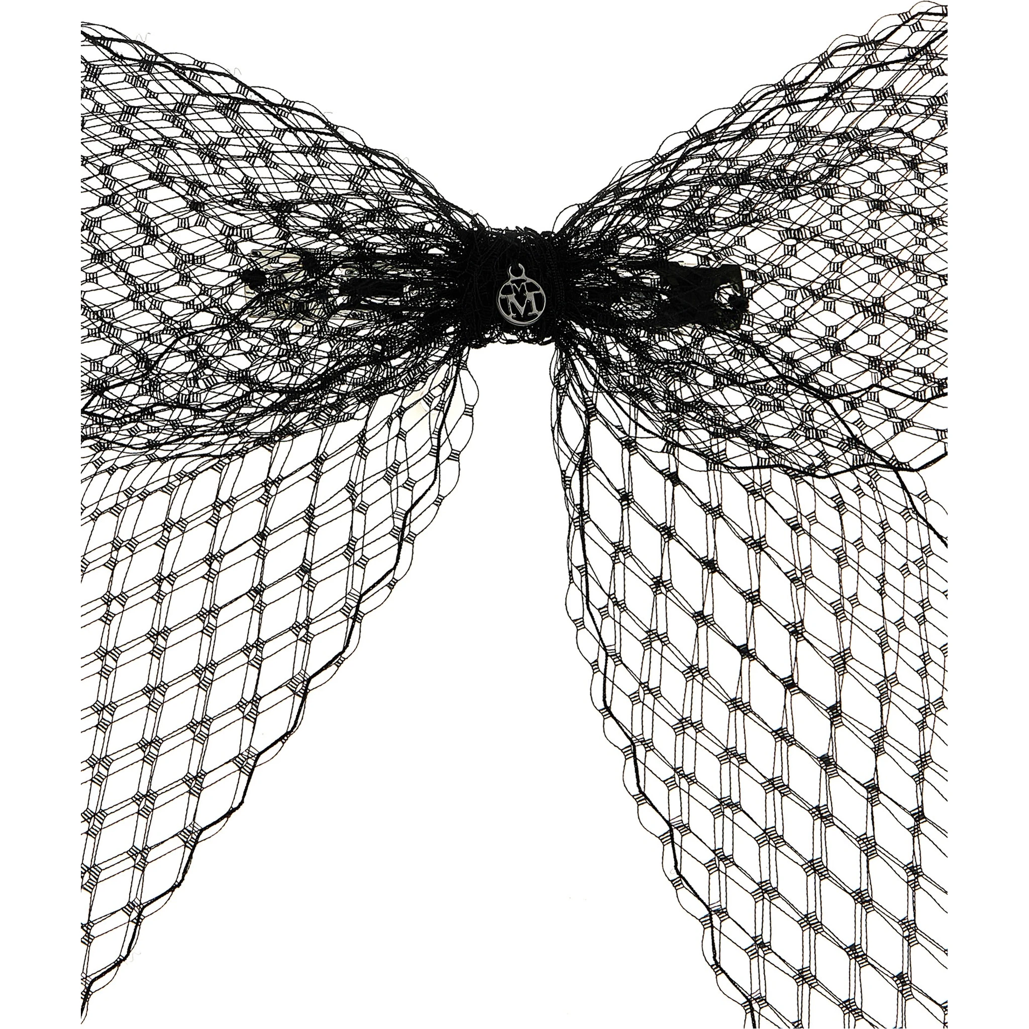 Black Polyester Hair Clip