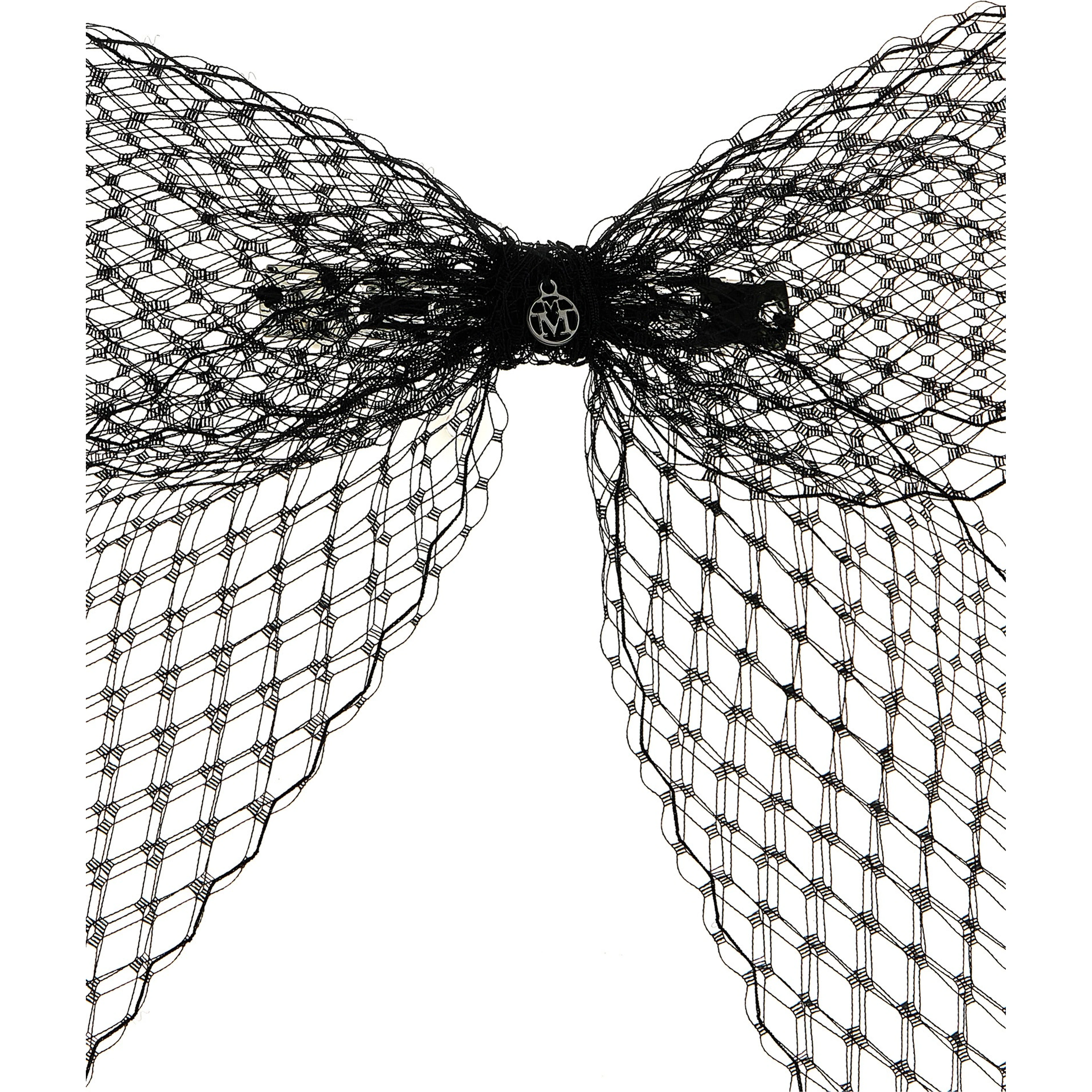 Black Polyester Hair Clip