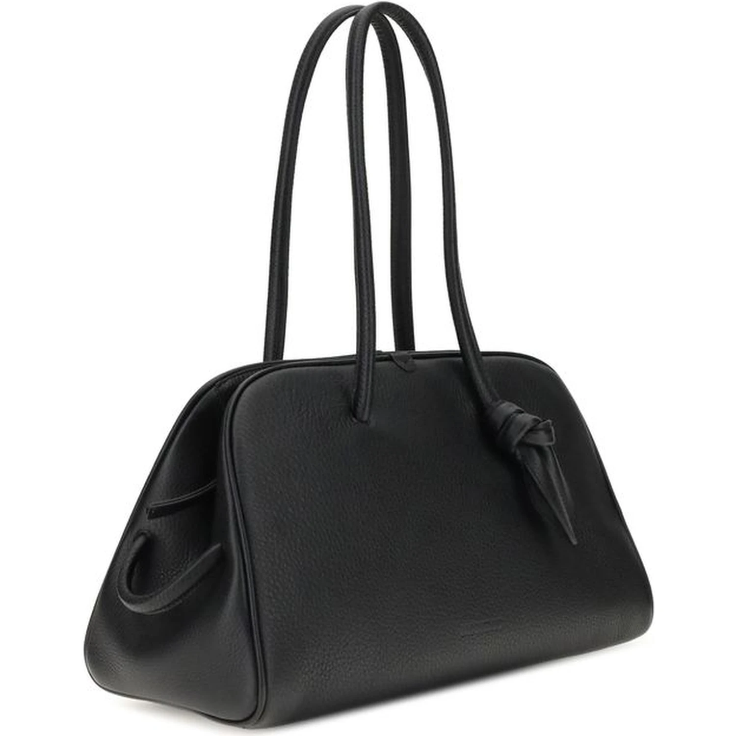 Black Calf Leather Bos Taurus Handbag