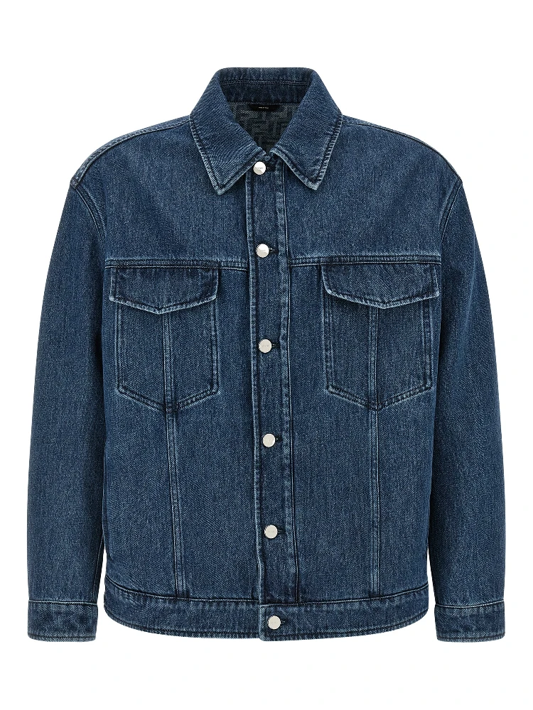 Blue Cotton Denim Jacket