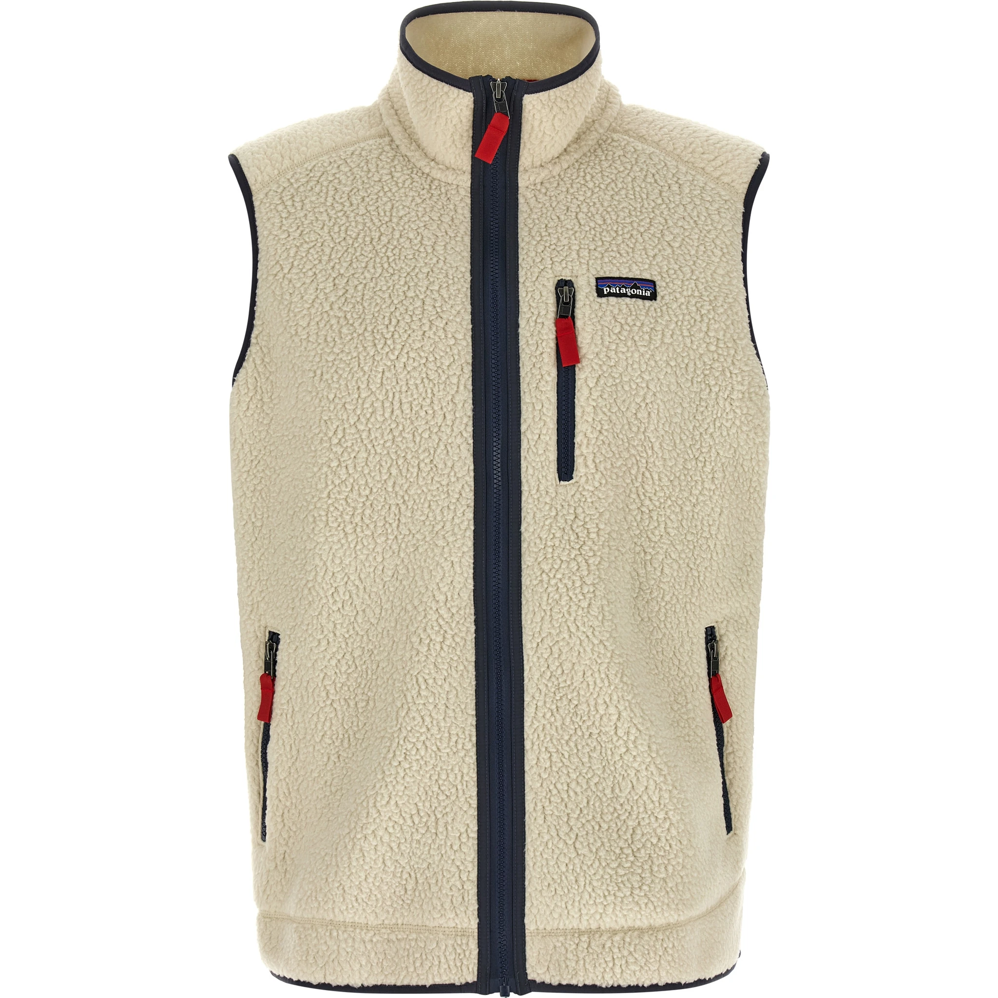 Beige Polyester Sleeveless Jacket