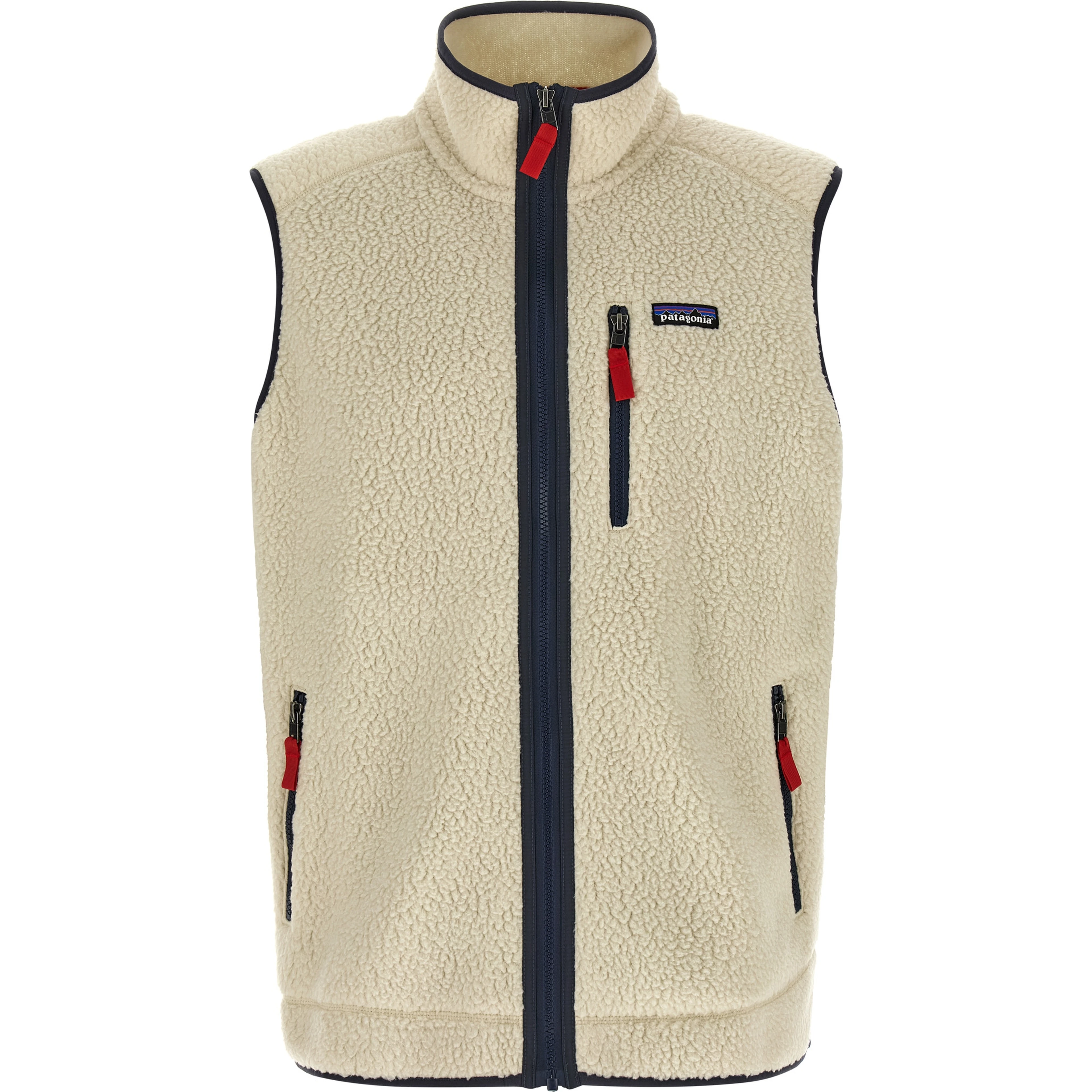 Beige Polyester Sleeveless Jacket