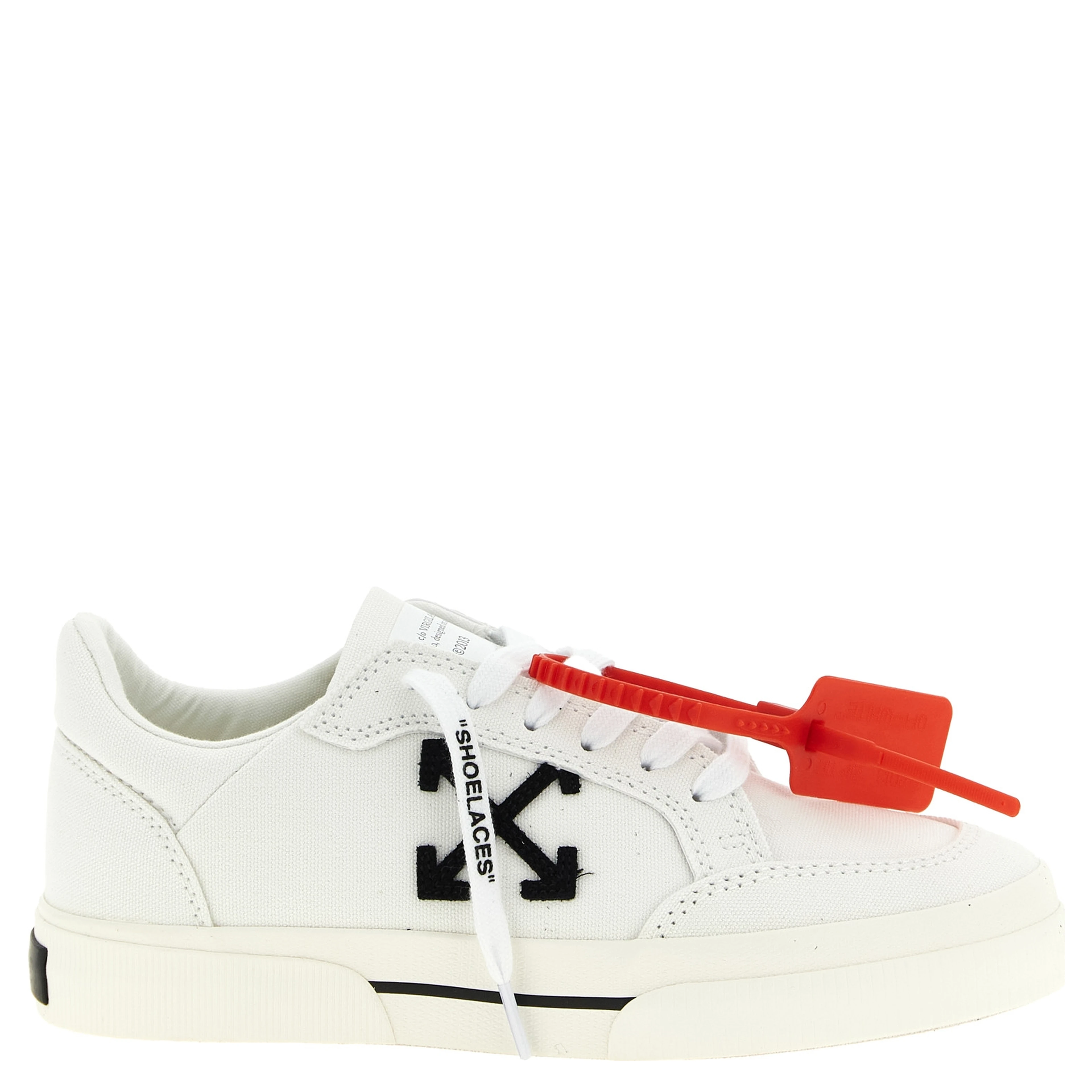 Bicolor Cotton Low Top Sneakers