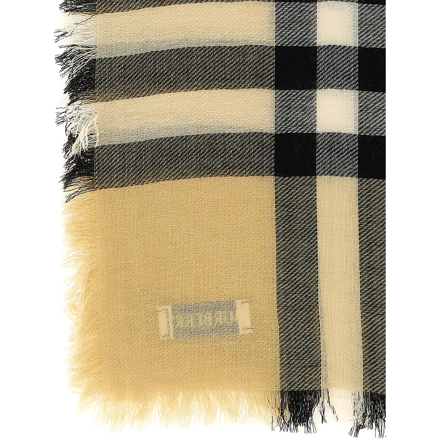 Beige Wool Scarf