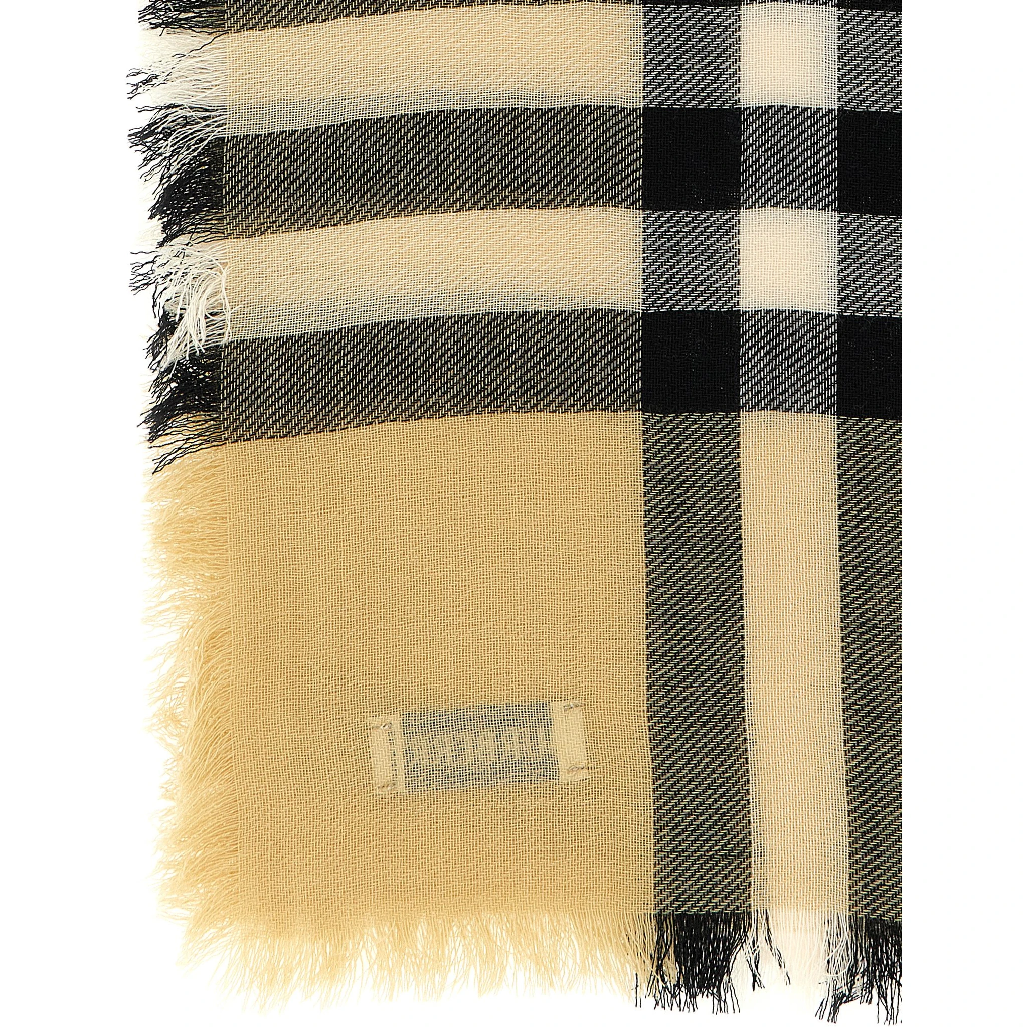 Beige Wool Scarf