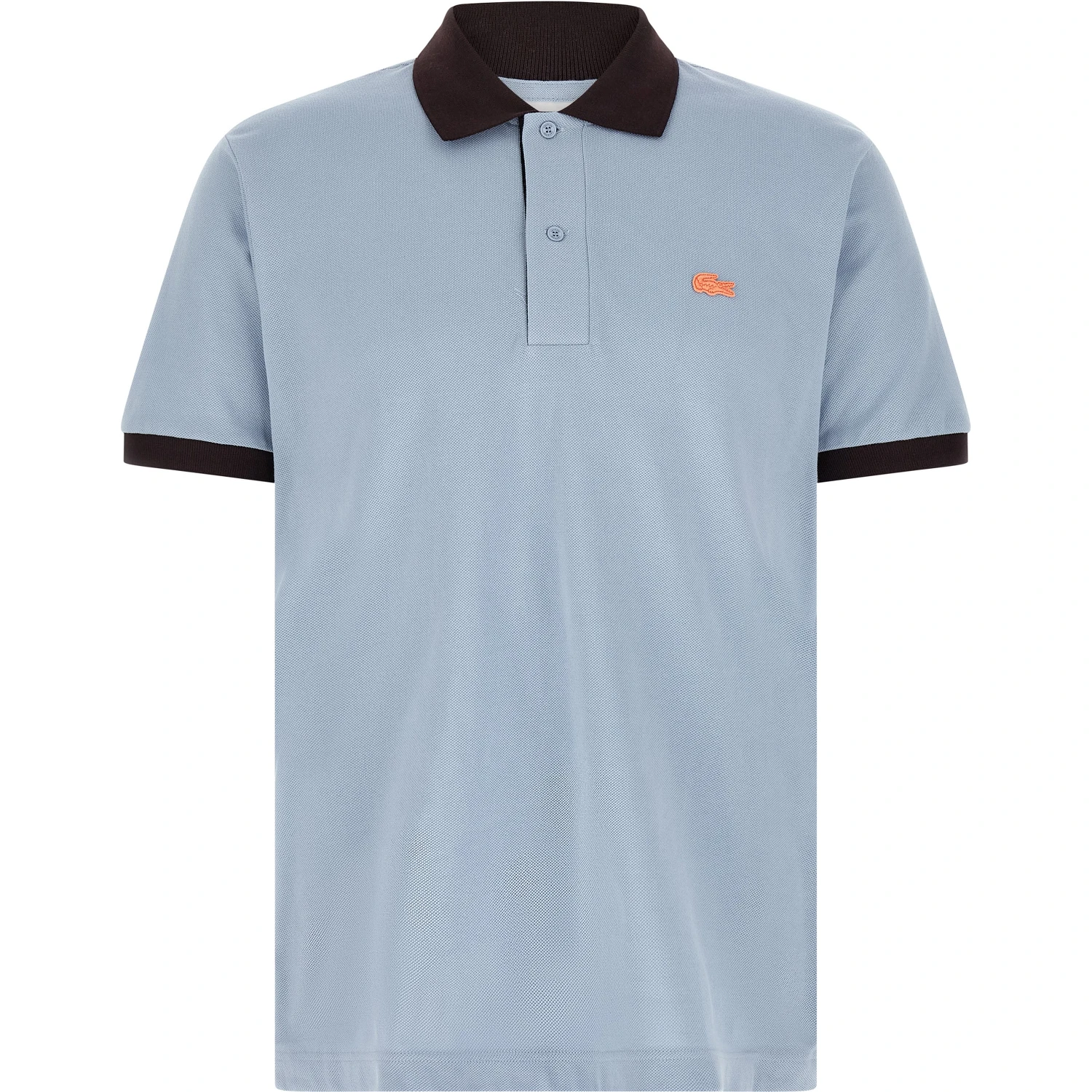 Blue Cotton Polo Shirt
