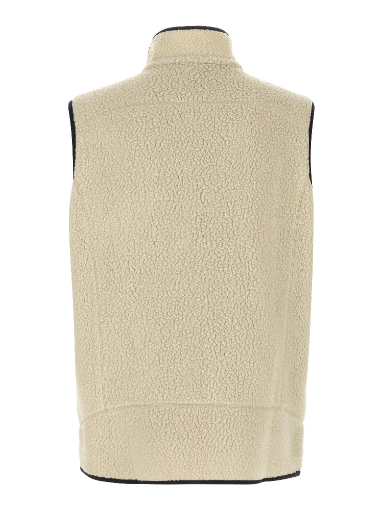 Beige Polyester Sleeveless Jacket alternative