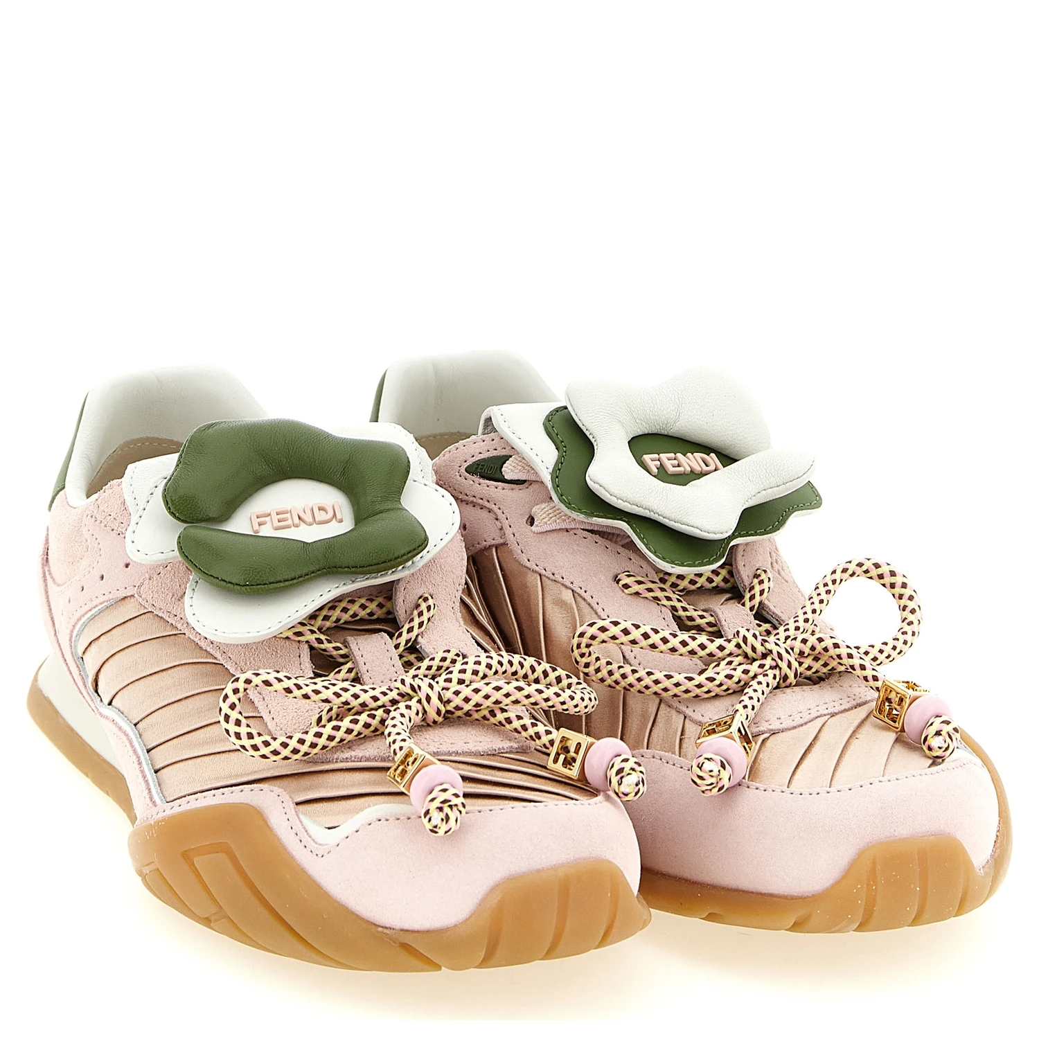 Multicolor Calfskin Athletic Sneakers