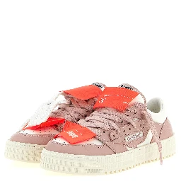Multicolor Leather Low Top Sneakers