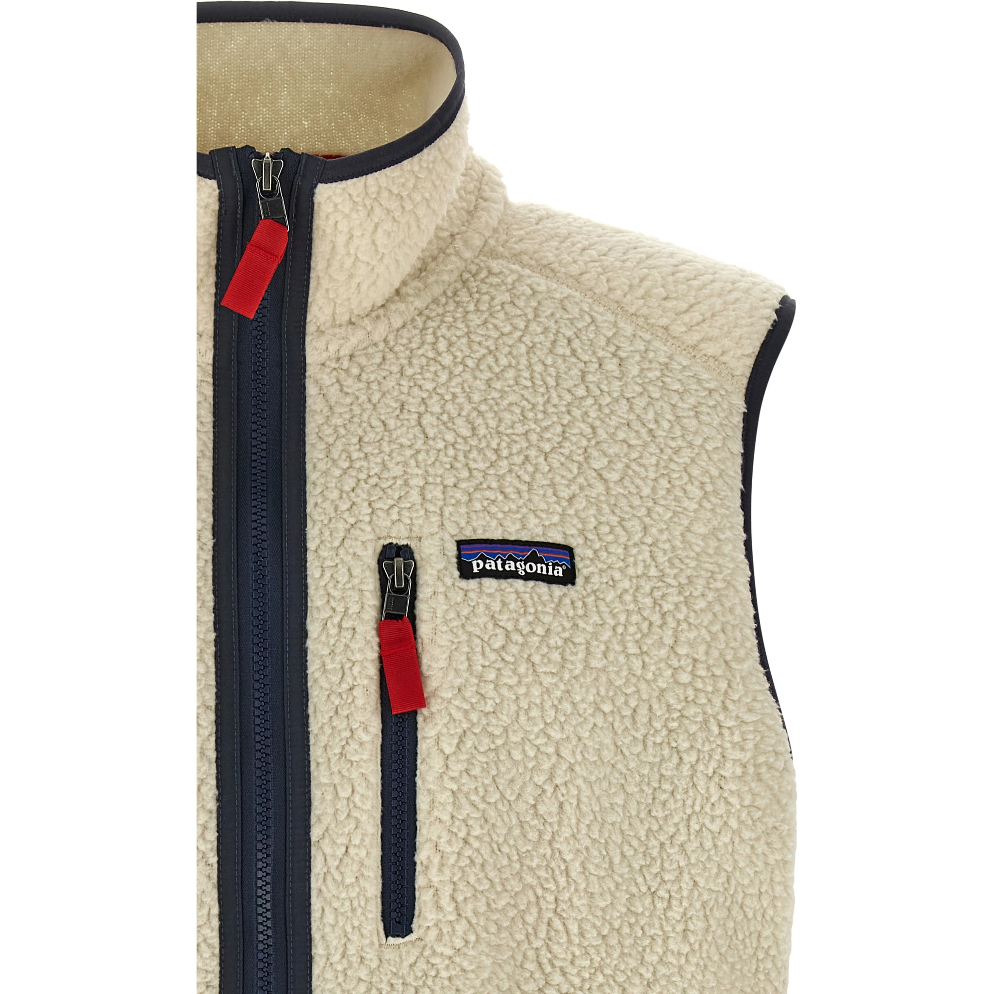Beige Polyester Sleeveless Jacket