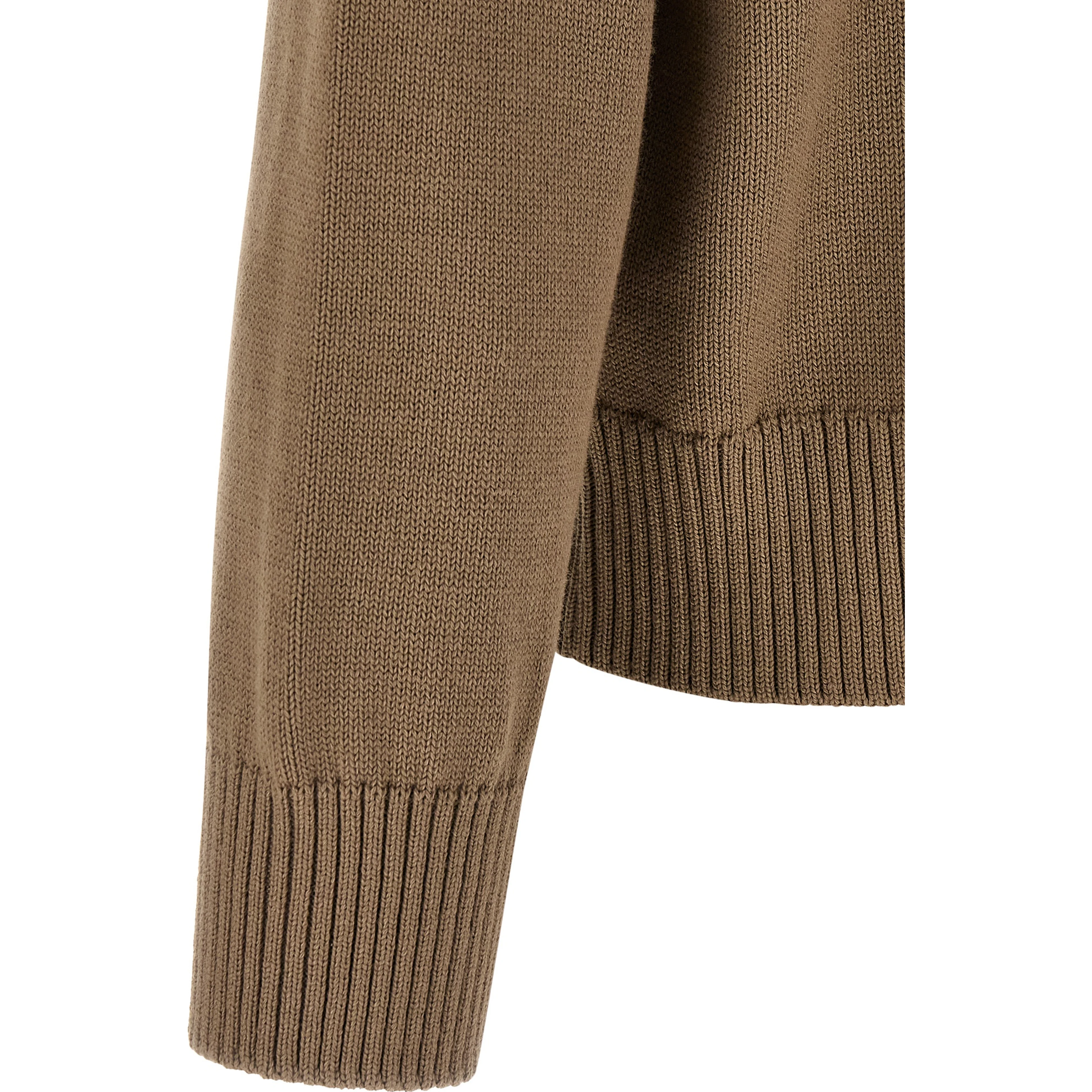 Beige Wool Cardigan