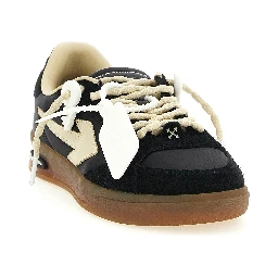 Black Nylon Athletic Sneakers