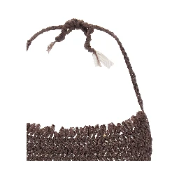 Brown Polyester Bikini