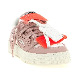 Multicolor Leather Low Top Sneakers