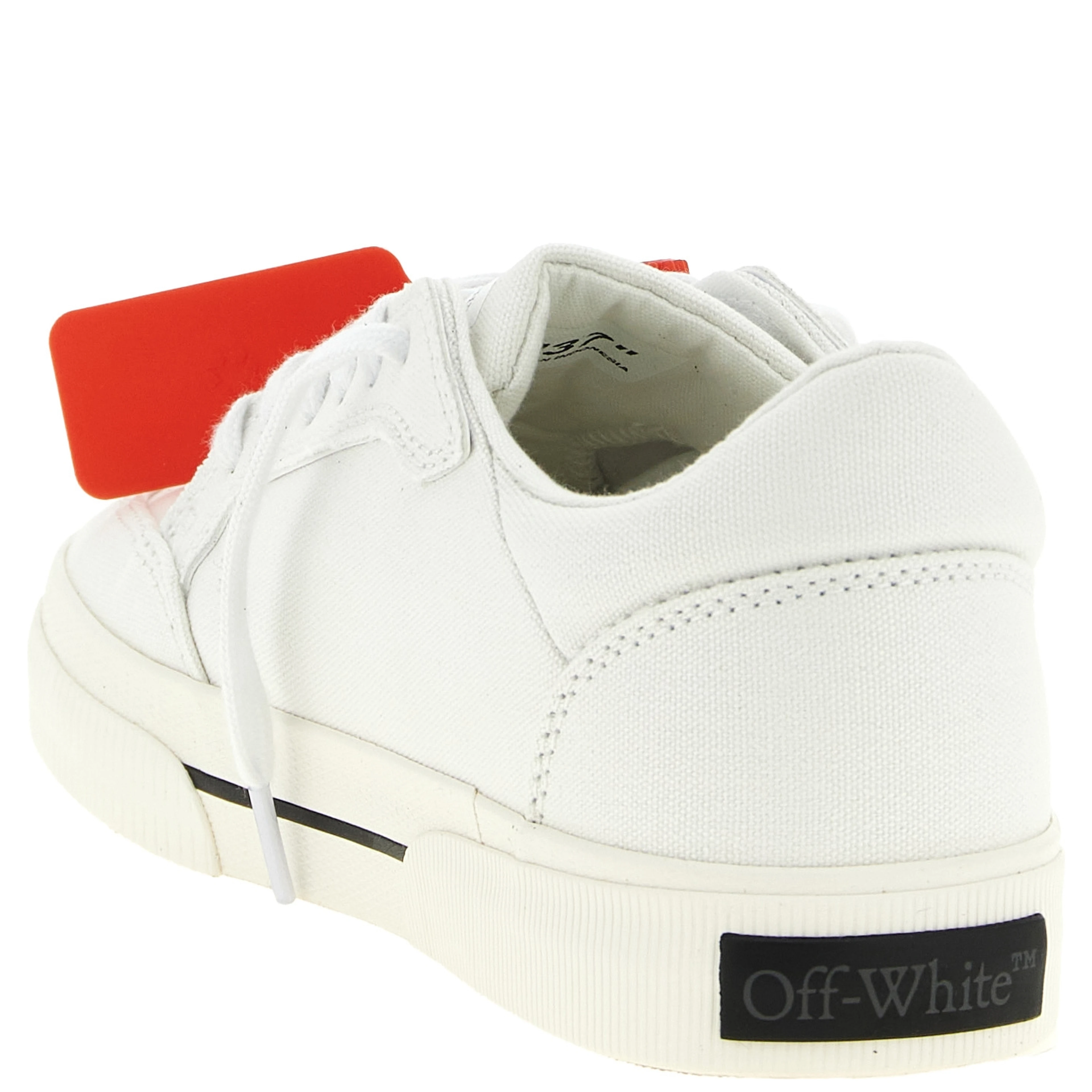 Bicolor Cotton Low Top Sneakers