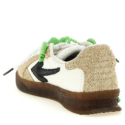 Multicolor Nylon Athletic Sneakers