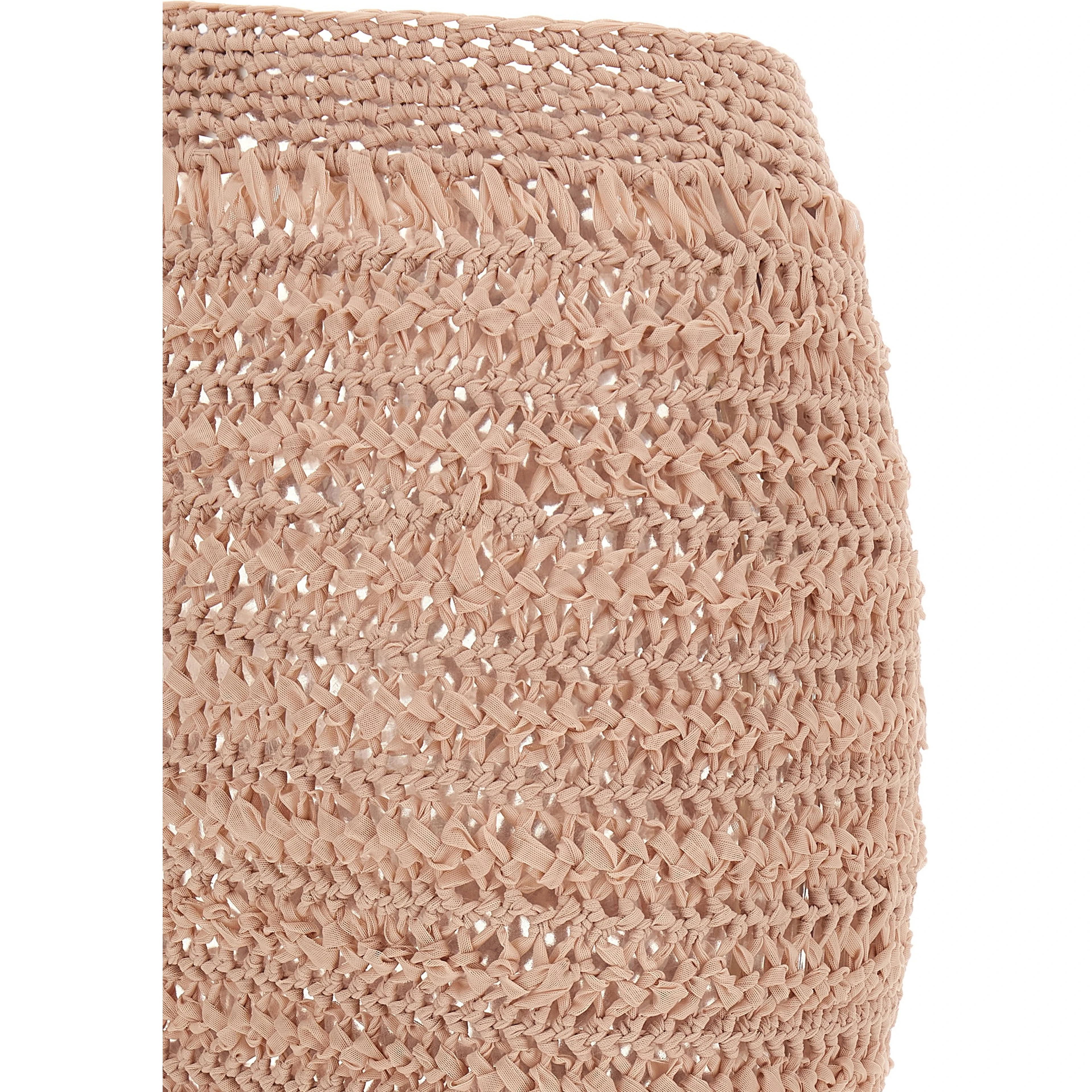 Multicolor Polyester Midi Skirt