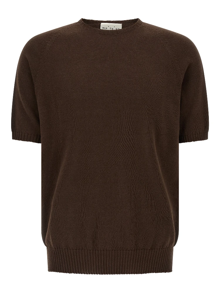 Brown Cotton Cardigan