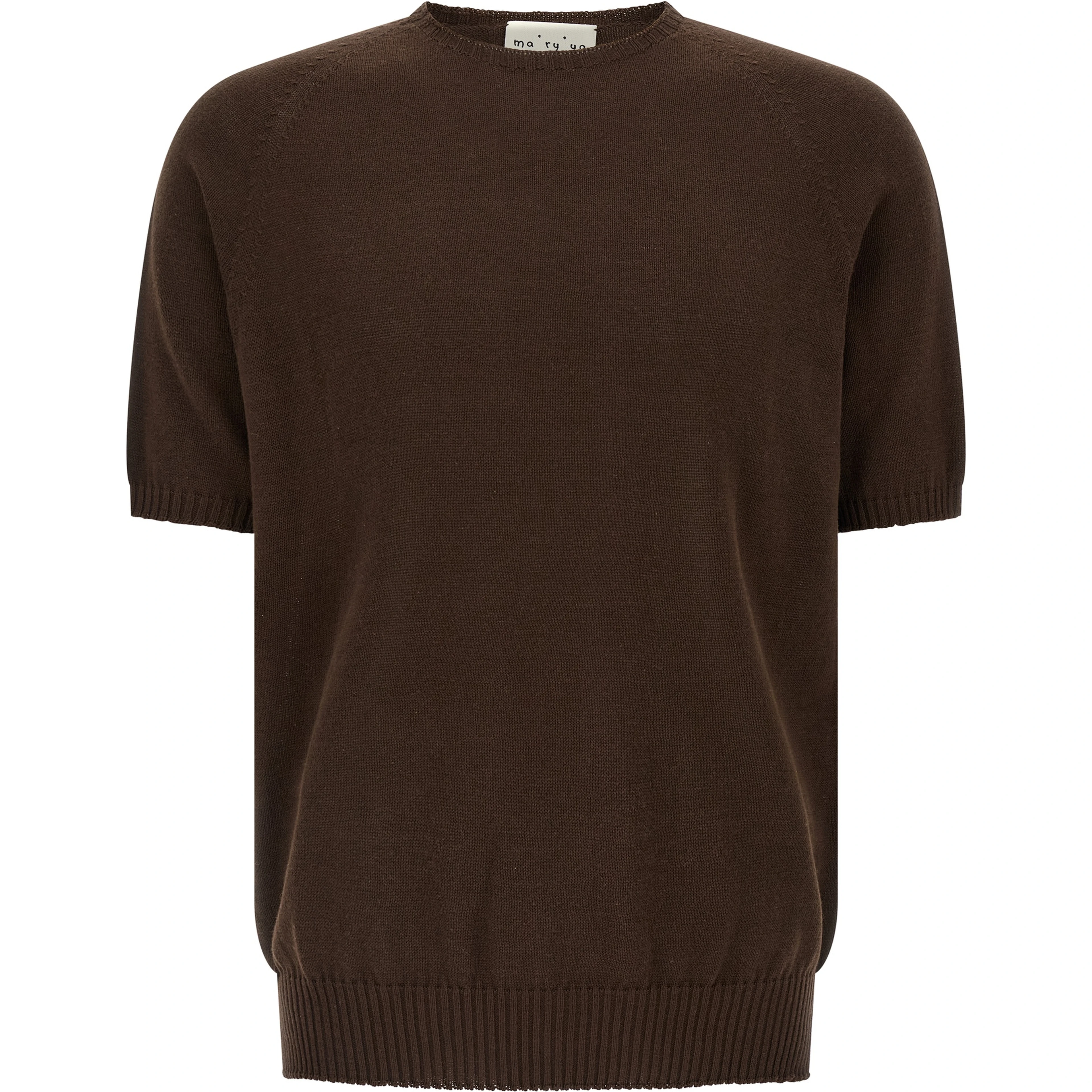 Brown Cotton Cardigan