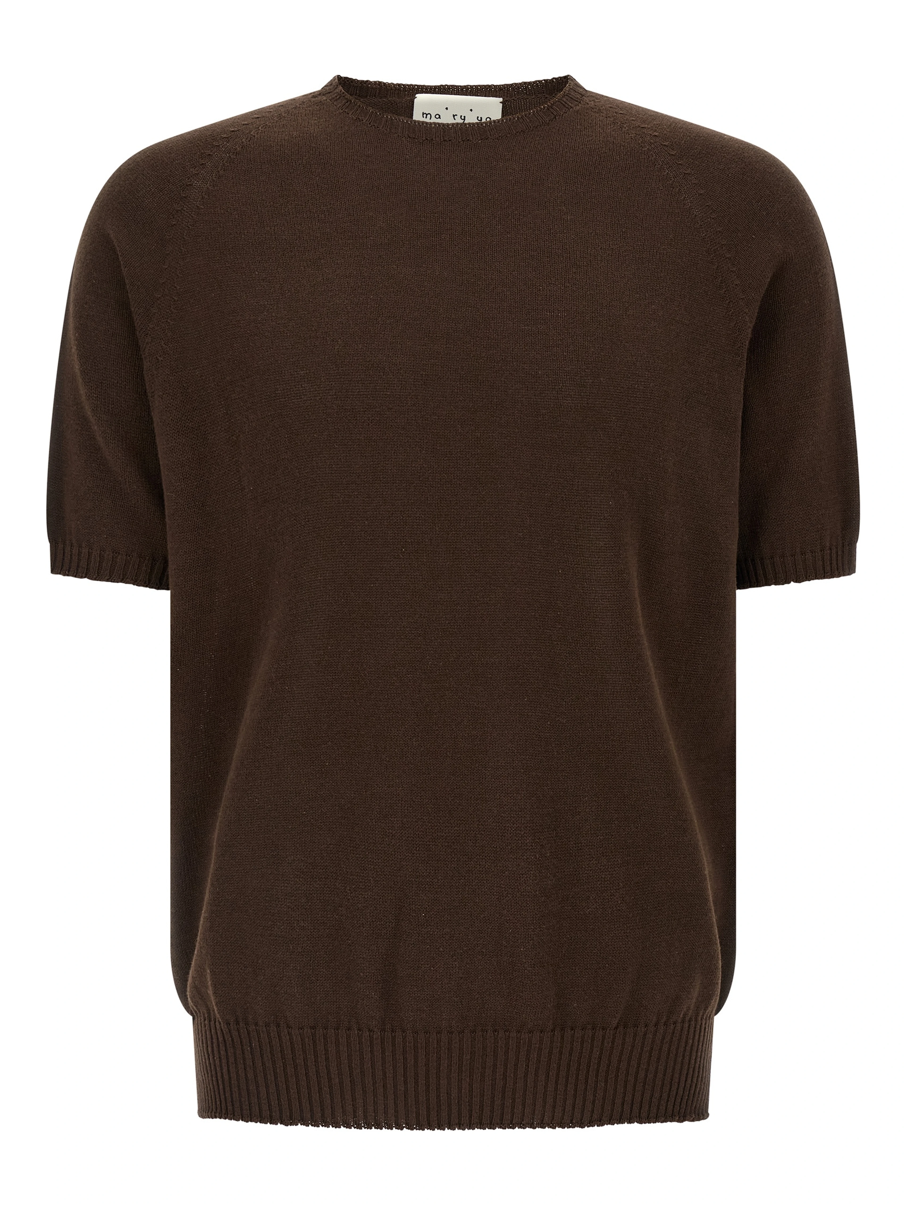 Brown Cotton Cardigan