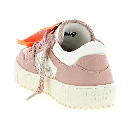 Multicolor Leather Low Top Sneakers
