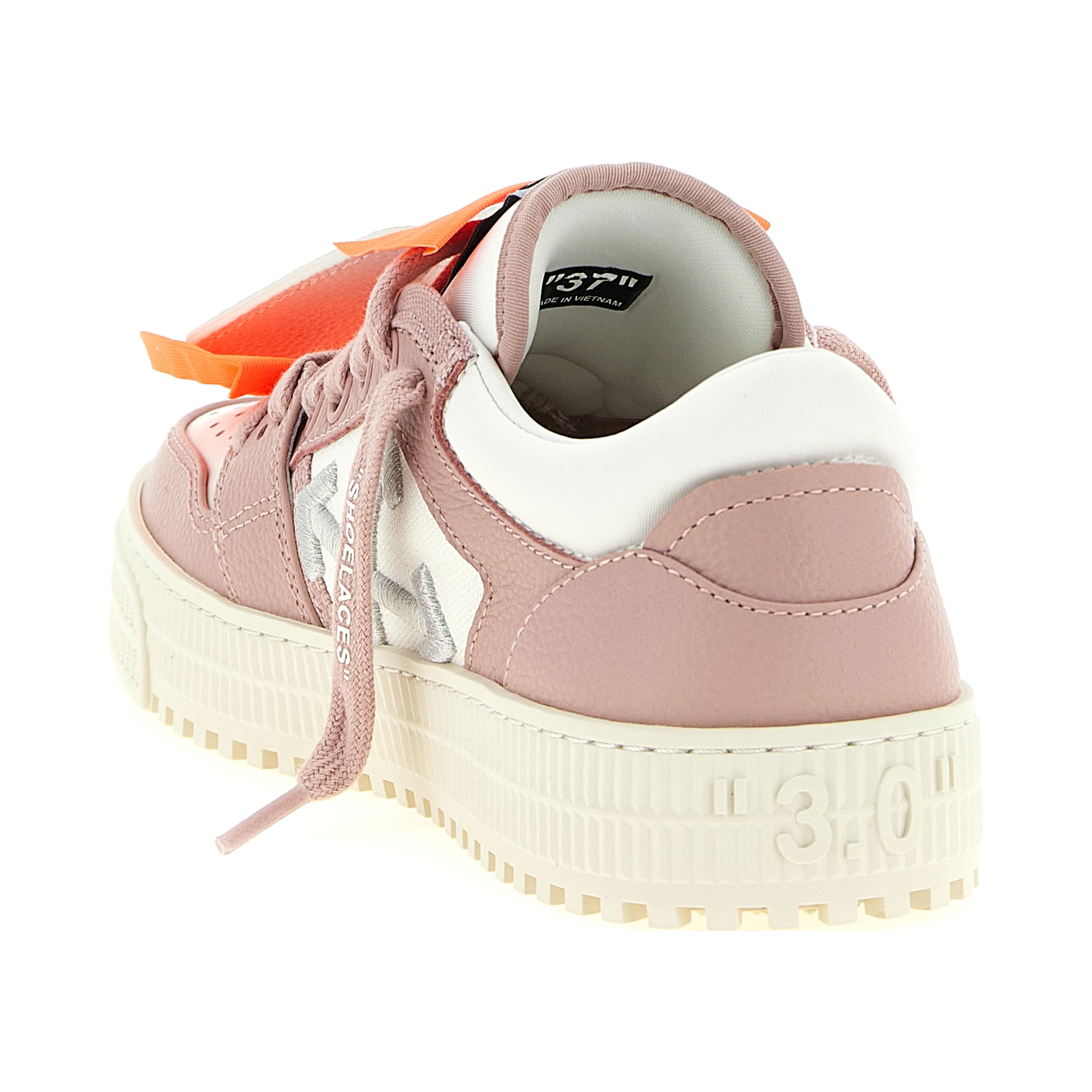 Multicolor Leather Low Top Sneakers