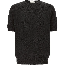 Black Cotton Cardigan