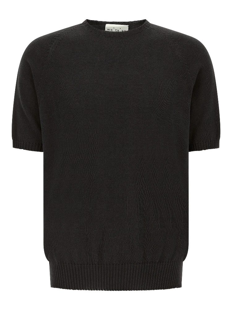 Black Cotton Cardigan