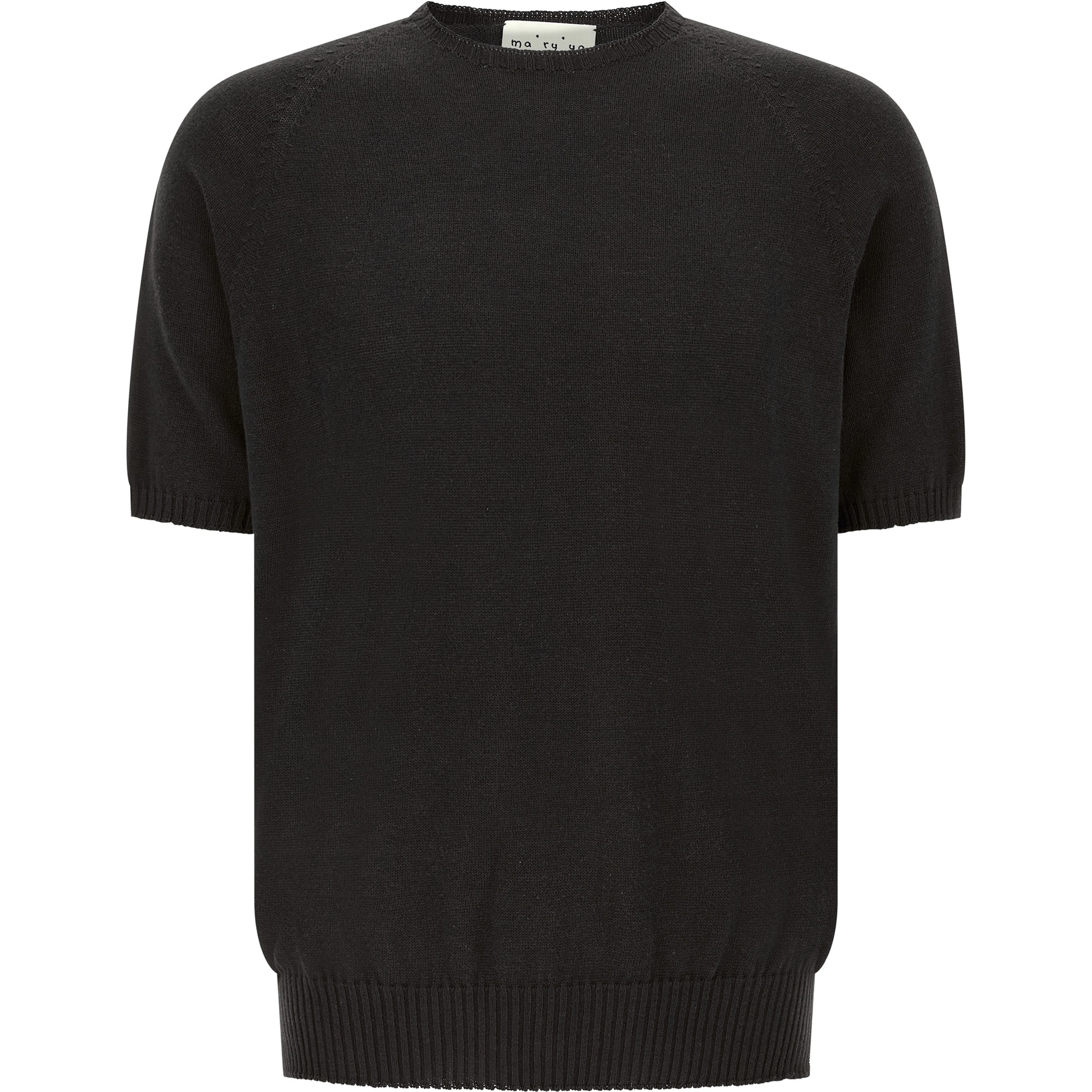 Black Cotton Cardigan