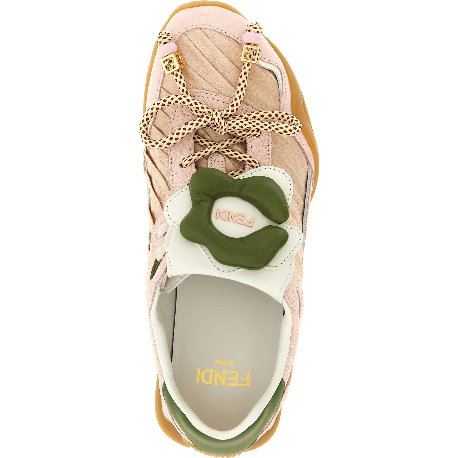 Multicolor Calfskin Athletic Sneakers