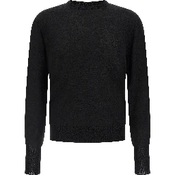 Black Virgin Wool Cardigan