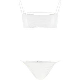 White Polyester Bikini