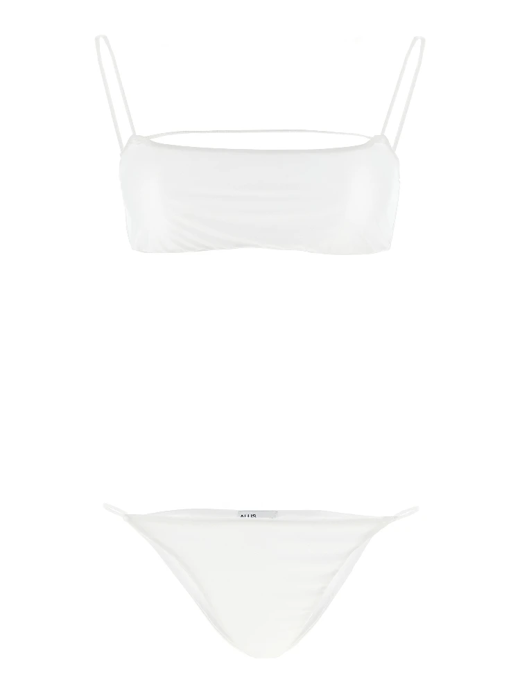 White Polyester Bikini