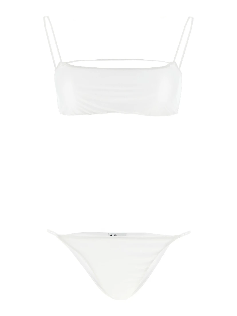 White Polyester Bikini
