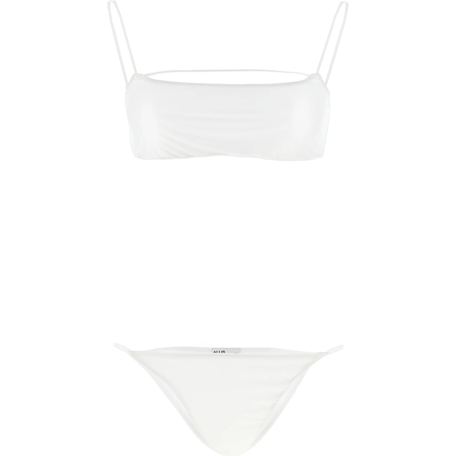 White Polyester Bikini
