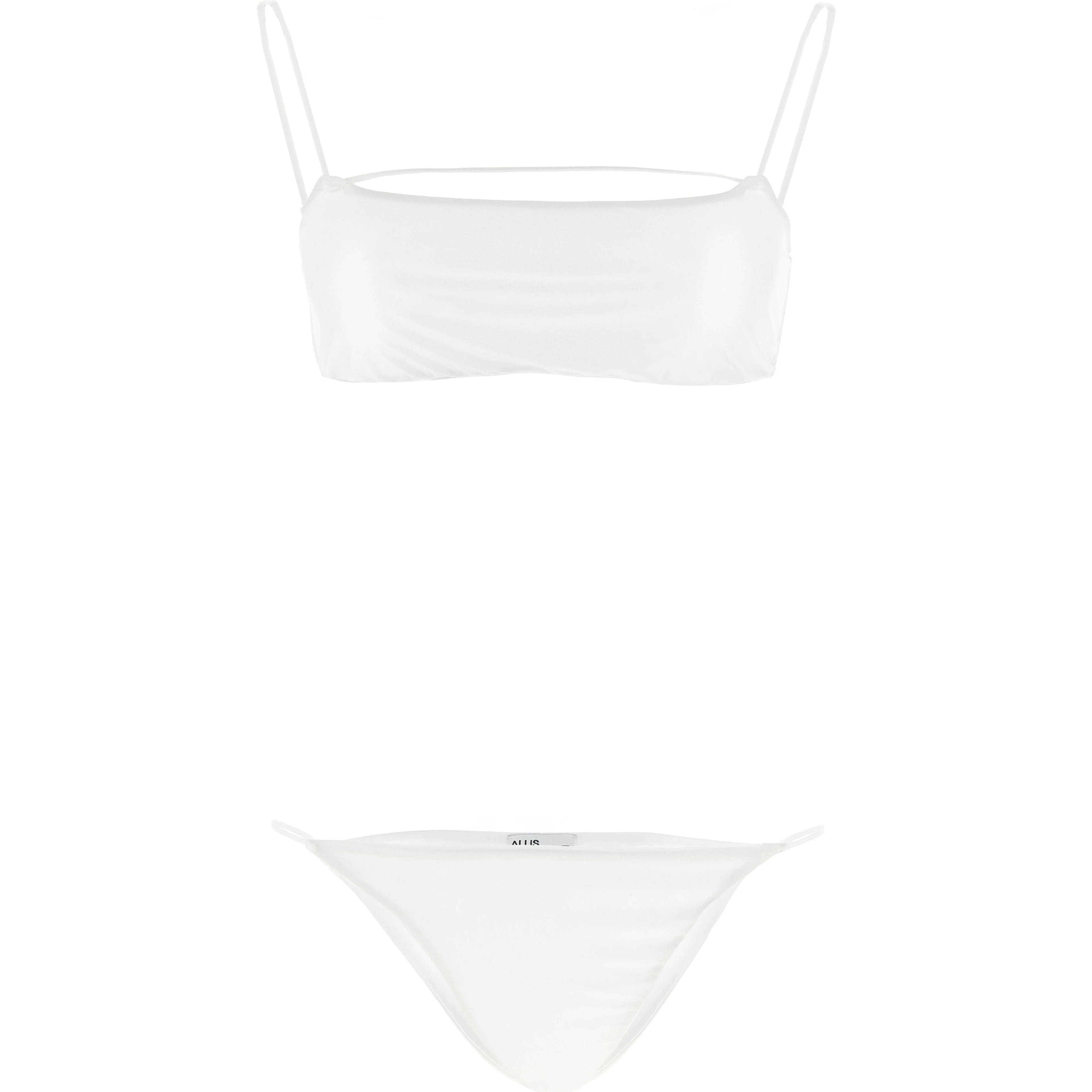 White Polyester Bikini