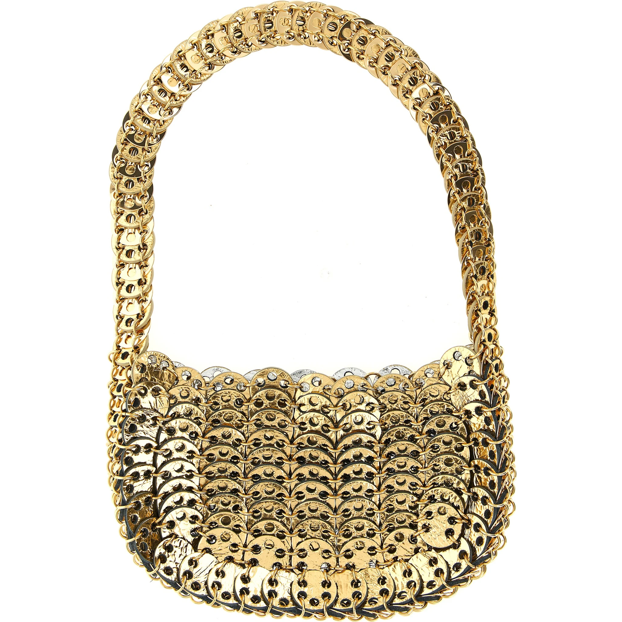 Multicolor Calfskin Shoulder Bag