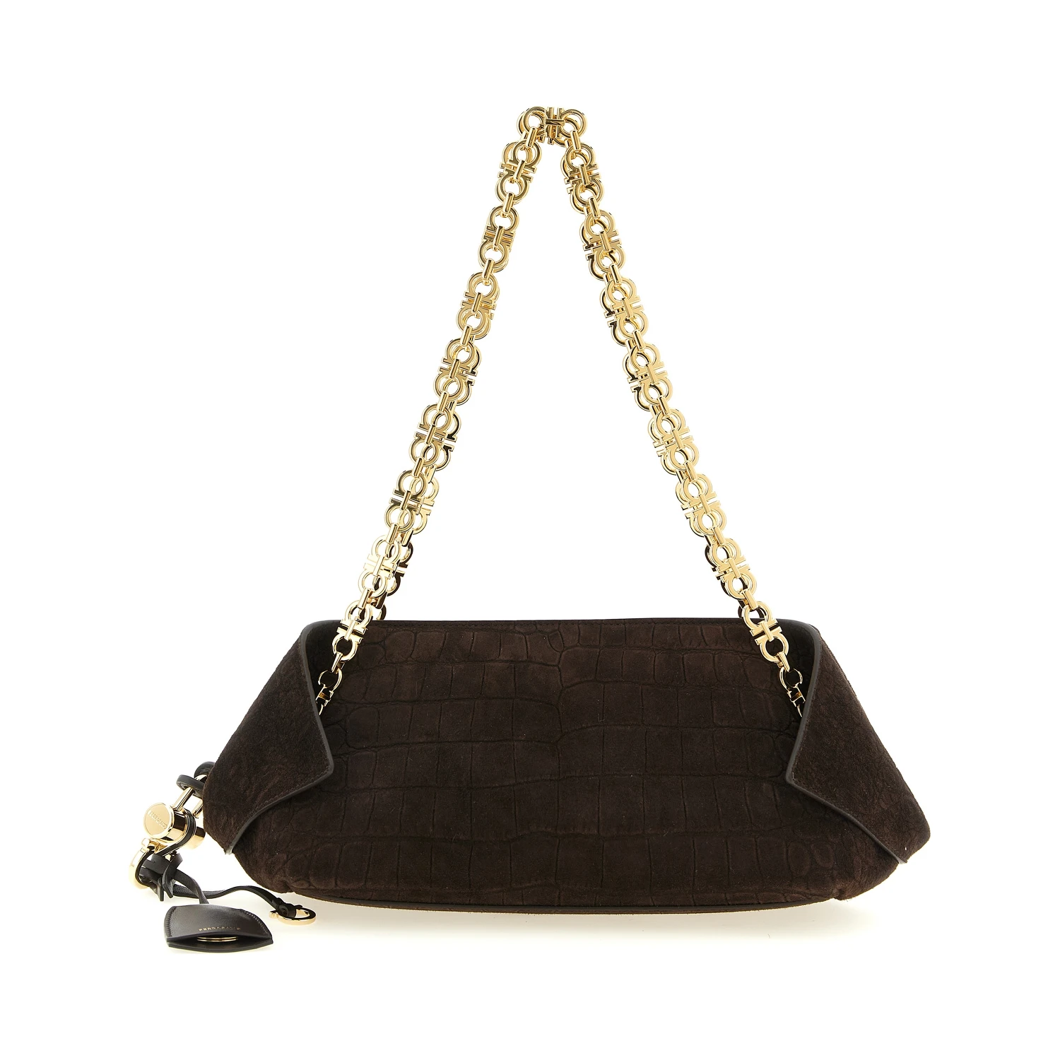 Brown Goatskin Shoulder Bag