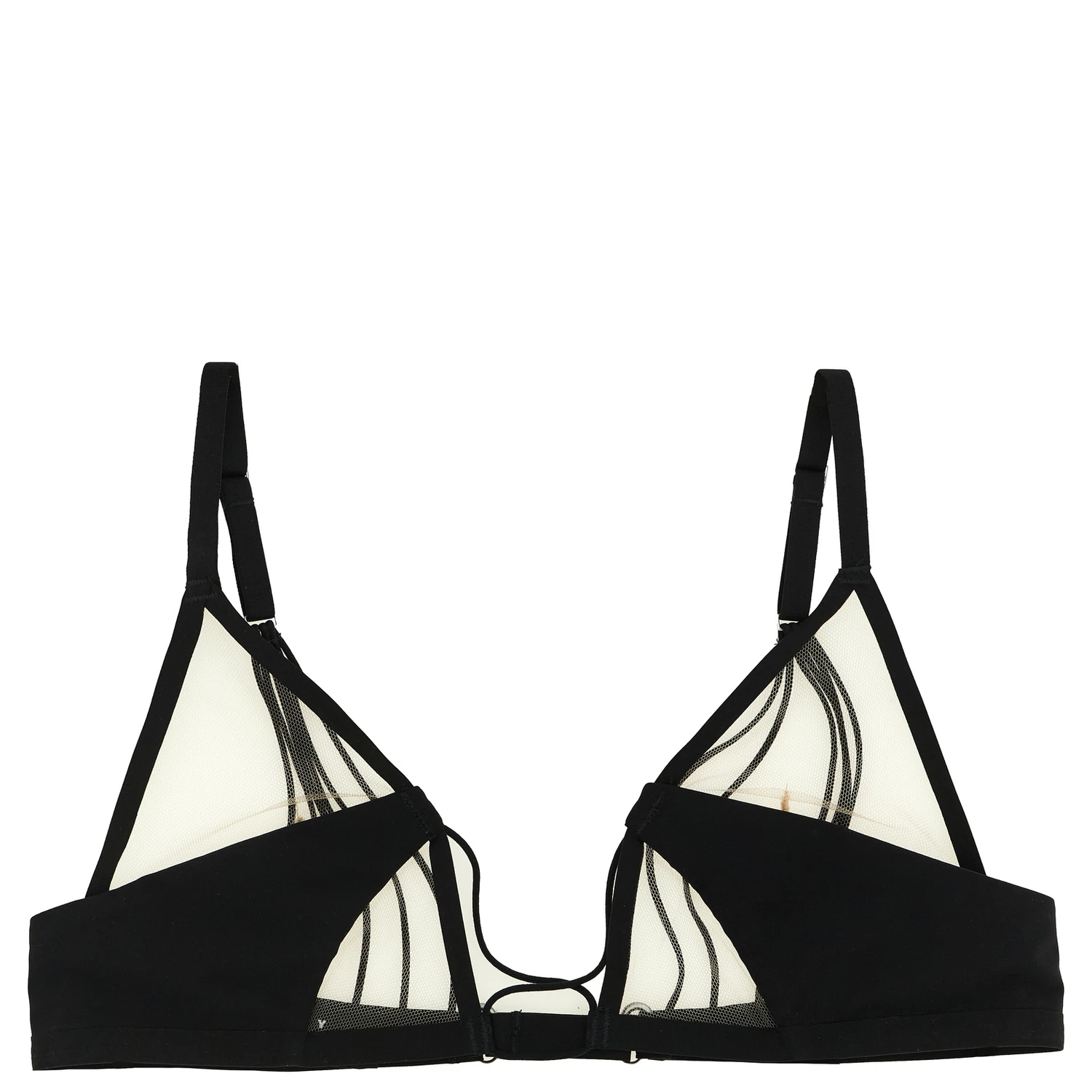 Black Nylon Bra