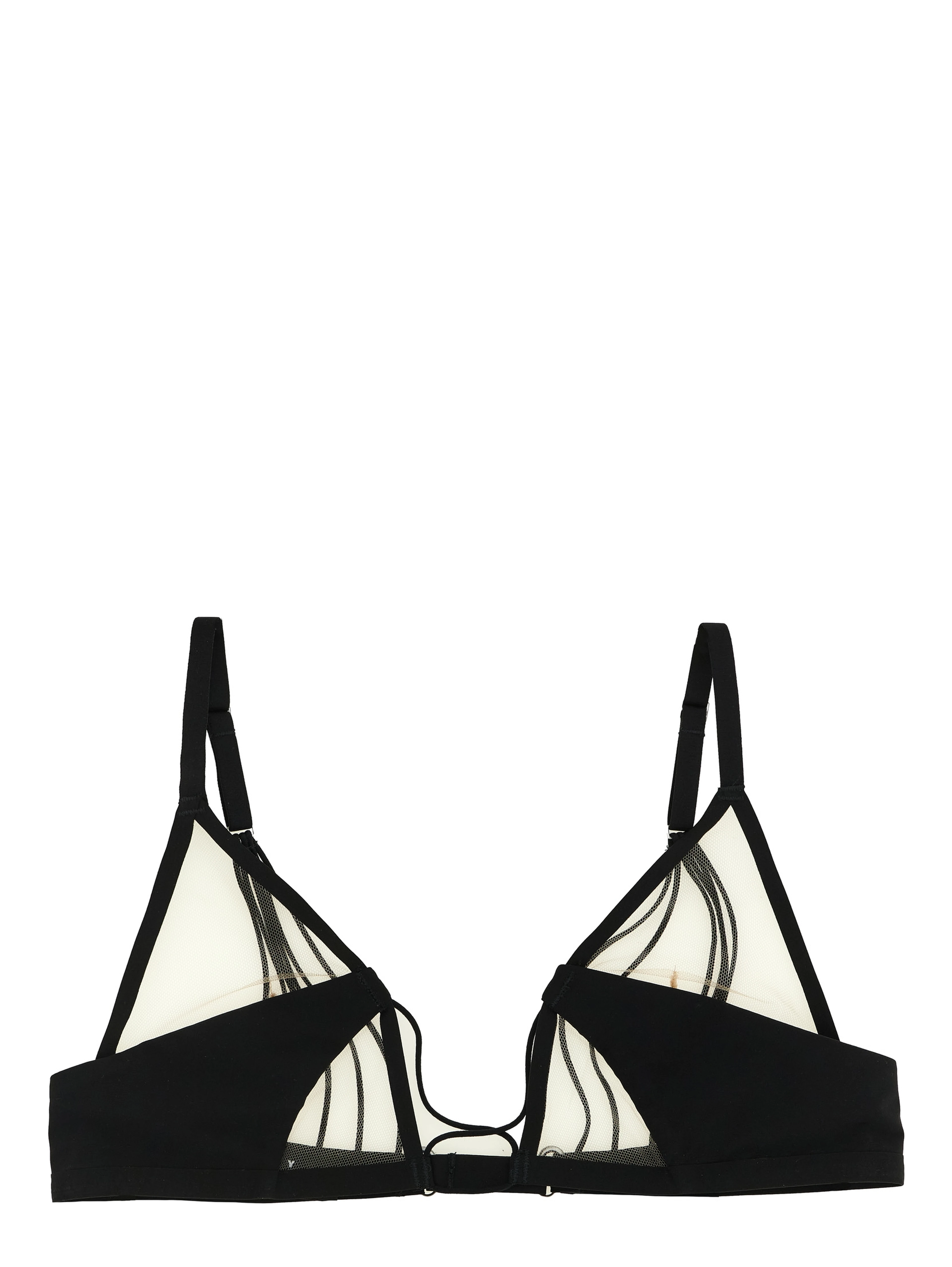 Black Nylon Bra