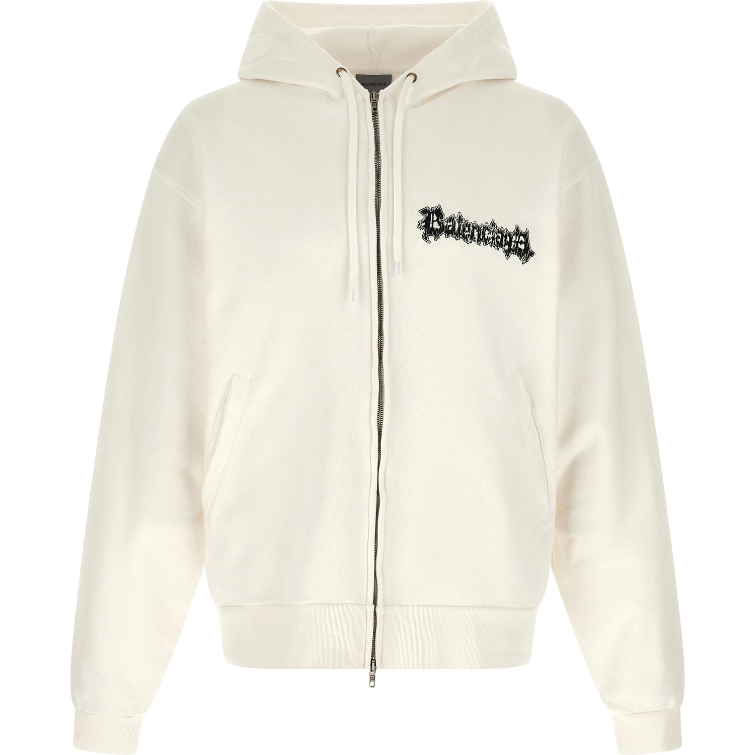White Cotton Sweatshirt